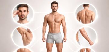 Épilation pour hommes : guide des méthodes par zone