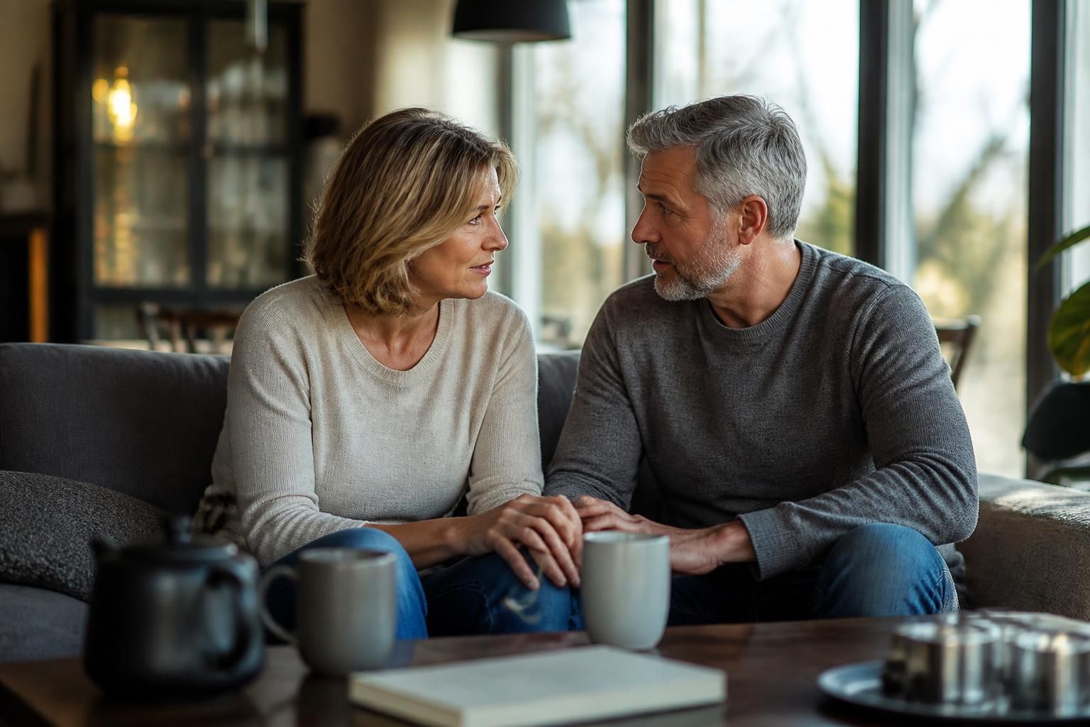 découvrez comment aborder la conversation sur la sexualité après la ménopause avec votre partenaire, pour maintenir une relation épanouie et complice.