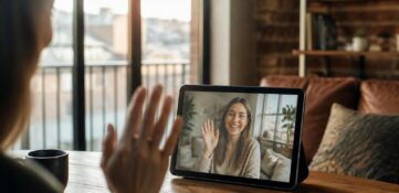 iPad Air : date en visio qui ressemble à une vraie rencontre